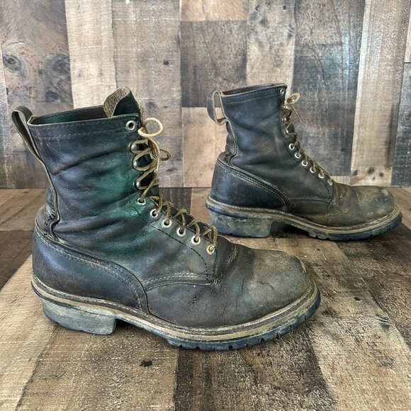 Red Wing Vintage Steel Toe Work Boots Mens 11 D - Picture 10 of 12